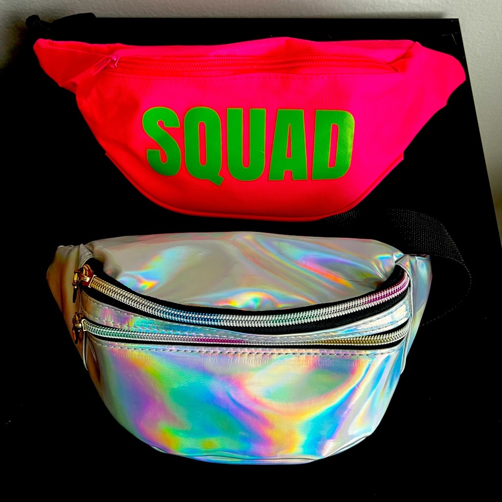 Two Fanny packs, great for 80’s parties or bachelorette trip